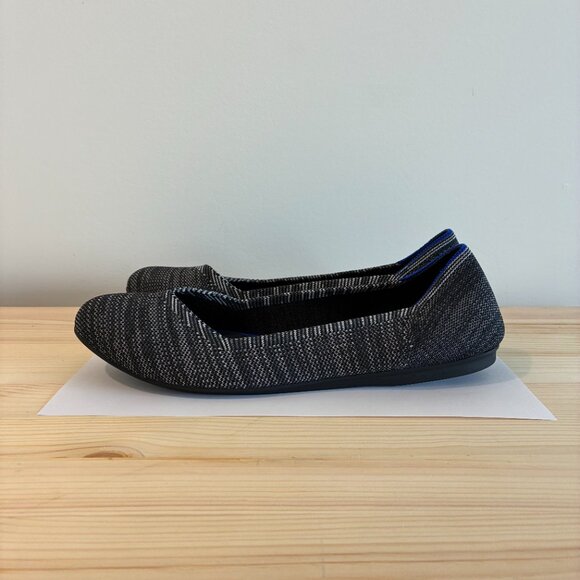 Size 10 Rothy's Granite Heather Ballet Flats - Picture 2 of 6